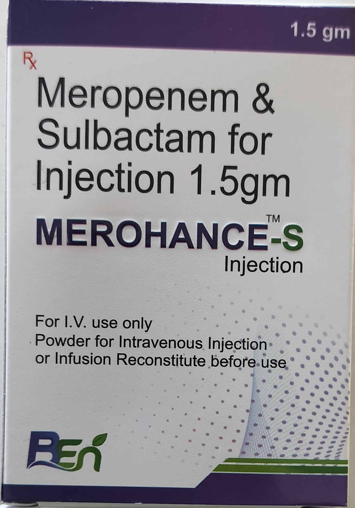 Meropenem 1gm+500 mg( inj)